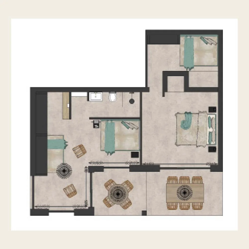 Capri Vakantiehuis Ventimiglia floorplan